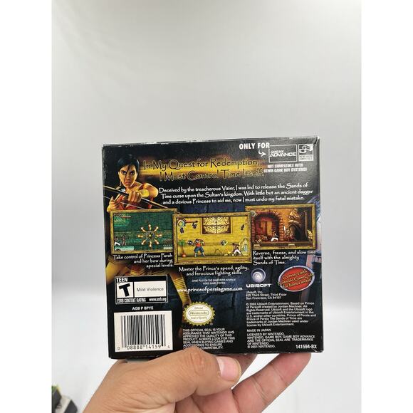 Prince of Persia: The Sands of Time (Gameboy Advance GBA) CIB Complete Tested - Picture 13 of 14
